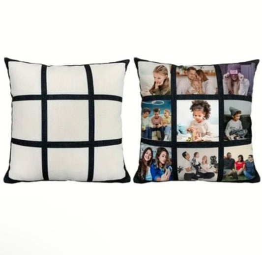Personalisierter Kissenbezug mit deinen Bildern