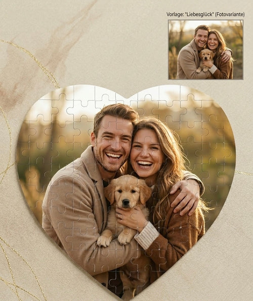 Personalisiertes Puzzle als Valentinstagsgeschenk